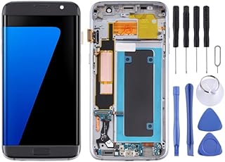 Écran lcd oled samsung galaxy s7 edge/sm-g935f assemblage complet avec cadre