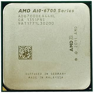 Processeur amd apu a10 6700 a10 6700k a10 6700k 3,7 ghz quad-thread ad6700oka44hl