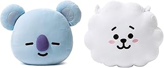 Oreiller en peluche fosced koya & rg, oreiller décoratif en peluche, personnage bts