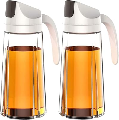 Bouteille distributrice d'huile d'olive en verre : bouteilles d'huile de cuisson à rabat