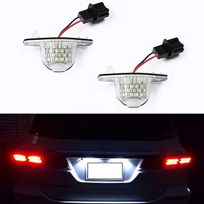 Kit d'éclairage de plaque d'immatriculation led gamepro pour honda jazz crosstour