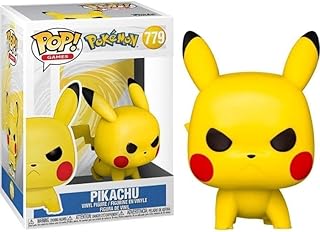 Pop funko games : pokemon figure toys - pikachu (attack pose) figurine