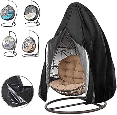 Housse de chaise suspendue pour patio extérieur agility housse pivotante en osier imperméable