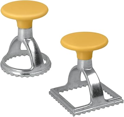 Ensemble de coupe-raviolis en acier inoxydable et alliage de formes carrées et circulaires