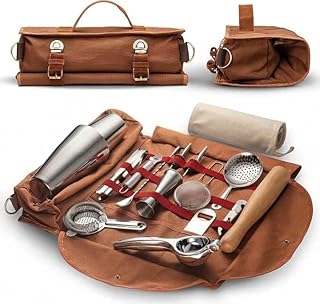 Sac de barman urbazar, sac à outils de barman, sac portable en toile