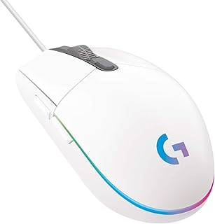 Souris de jeu logitech g203 lightsync, 8000 dpi, boutons et ondes de couleurs