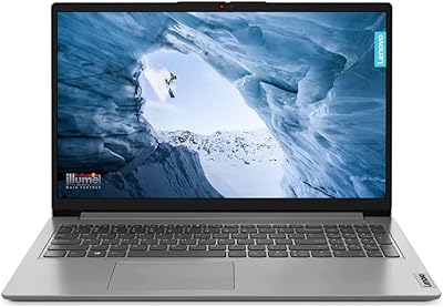 Ordinateur portable lenovo ideapad 1 15iau7 avec écran fhd de 15,6 pouces, processeur