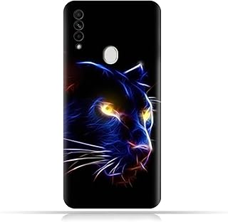 Coque mobile en tpu motif yeux de tigre amc design pour oppo