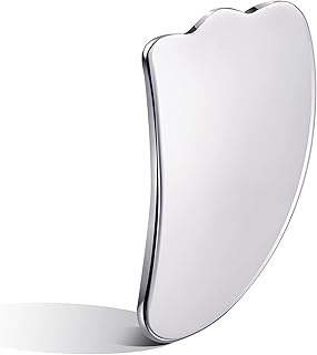 Outil gua sha pour le visage en acier inoxydable nuanzhou, outil de guasha