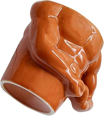 Tasse à café en céramique, tasse à eau drôle pour homme musclé