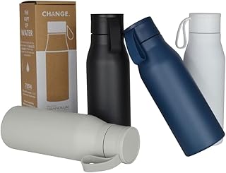Bouteille d'eau de luxe en acier inoxydable hans larsen | bouteille d'eau isolée