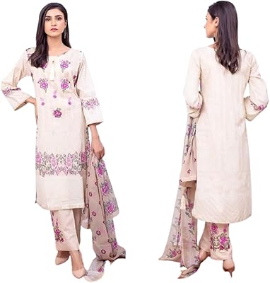Jkl fashion pantalon kurta pour femme cousu avec un costume bouffant dupatta pakistanais