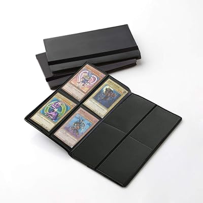 (black160) 160 pochettes pour cartes à collectionner portefeuille chargement latéral porte-cartes de collection. Diaytar : Connectez-vous aux meilleures offres