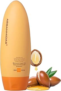 Shampooing antipelliculaire, shampoing arganmidas, soin hydratant du cuir chevelu sec qui démange, traite