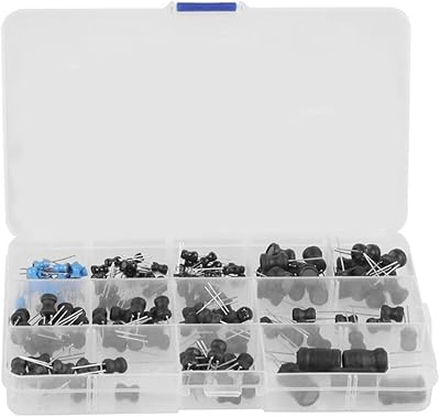 Assortiment de kits d'inductances à deux fils avec boîte 10uh 10mh d'inductances