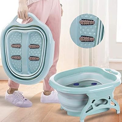Seau de massage des pieds portable et pliable de voyage mixen, lavabo