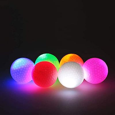 Balles de golf à led lumineuses alykdon qui brillent dans le noir