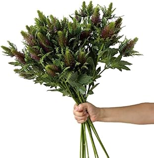 All in love 4 paquets de chardon artificiel eryngium mer houx fleurs bouquet mariage maison boutique bureau restaurant décor table centre de table décoration fleurs (vert violet). Votre shopping simplifié de A à Z avec Diaytar