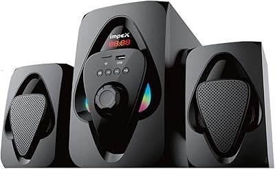 Haut-parleur multimédia impex micro r1 ht 2115 20 w 2.1 canaux avec technologie