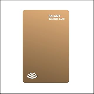Carte de visite numérique intelligente nfc pour communication instantanée et médias sociaux, ios
