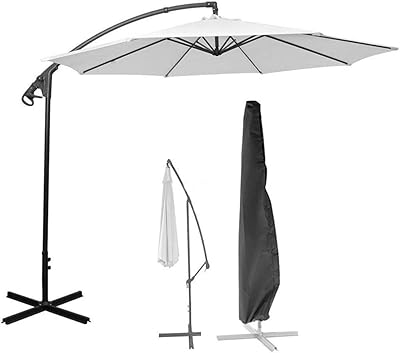 Couverture de parasol d'extérieur à grand support, imperméable, anti-uv, anti-poussière, housse de terrasse