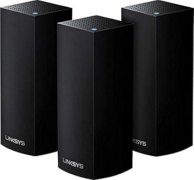 Système wi-fi maillé pour toute la maison linksys ac6600 noir paquet de 3