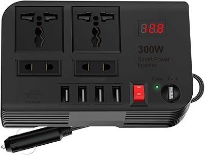 Onduleur de voiture skyparl 300 w, dc 12 v/24 v à 220 v