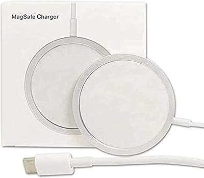 Chargeur magnétique sans fil magsafe chargeur rapide 15 w avec port