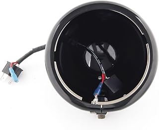Phares led 5 3/4 5,75 pouces pour moto harley davidson (c noir)