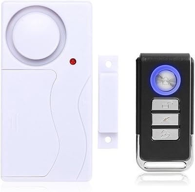 Alarme de porte et fenêtre sans fil mingshin, alarme antivol avec télécommande