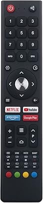 Télécommande alemite gcbltv02fdbir adaptée à changhong saba shik synix uhd tv gcbl-tv02fdbir
