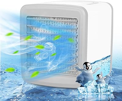 Mini climatiseur portable alimenté par batterie pour chambre à coucher, bureau, voiture, tente