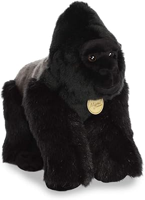 Aurora 80431 mew silverback gorilla 13 pouces peluche noir