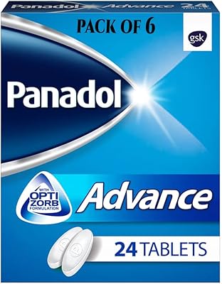 Comprimés anti-douleur panadol advance optizorb pour maux de tête, maux de dents