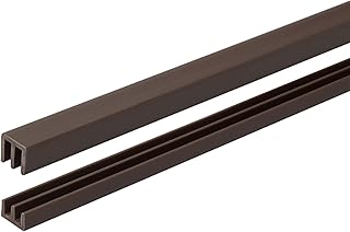 Kit de rail de porte coulissante en plastique outwater plastics 36", pour panneaux