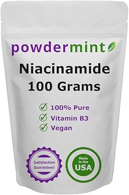 Poudre de menthe niacinamide (poudre de vitamine b3) 100 % niacine pure