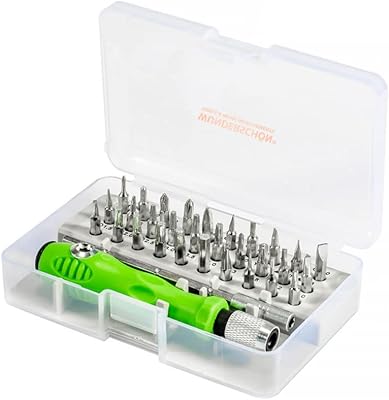 Tournevis de précision polyvalent wondershun, jeu de 32 pièces avec poignée bidirectionnelle adapté à la réparation d'ordinateurs, d'ordinateurs portables, de téléphones portables et d'appareils électroniques (gn-x32). Diaytar : Vivez l'expérience du shopping malin