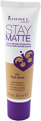 Rimmel london stay matte mousse fond de teint liquide true beige