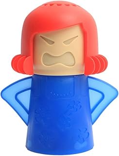 Nettoyant pour micro-ondes angry mama easy steam, désodorisant au citron, désinfecte avec du