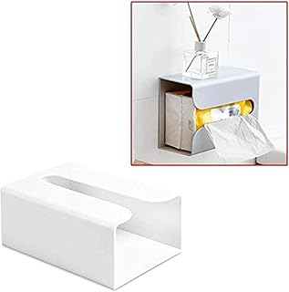 Boîte à mouchoirs - porte-papier hygiénique portable, distributeur de papier hygiénique, boîte de rangement murale pour salon, salle de bain, cuisine, toilettes, bureau. Diaytar : Acheter moins cher n'a jamais été aussi facile