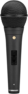 Microphone dynamique rode m1-s pour performances live - noir