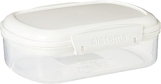 Récipient de conservation pour boulangerie clip-it sistema 1220zs 685 ml transparent avec clips