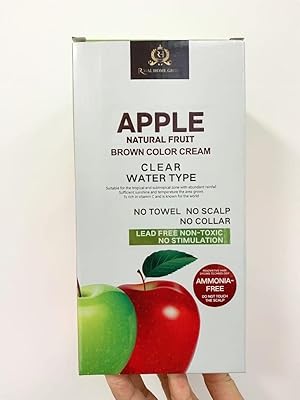 Couleur de cheveux naturel fruit pomme (marron)