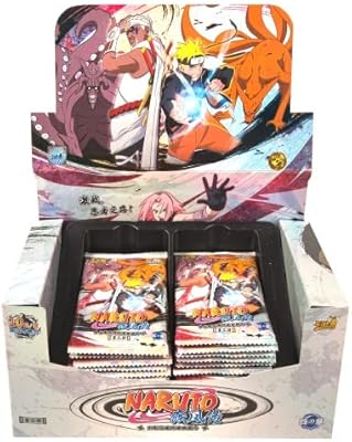 Boîte de guerre de naruto sasuke de naruto shinobi cg/tcg4 warbox 3-18 pack