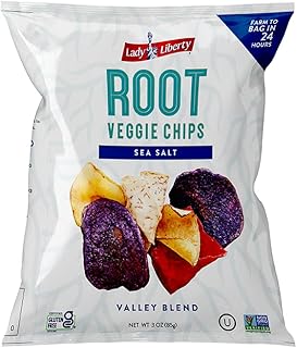 Lady liberty sea salt 3oz chips de racine