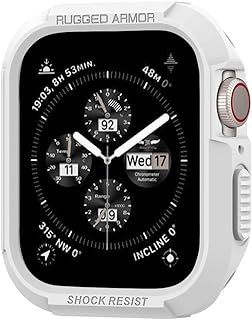 Spigen apple watch 44 mm series 4 : boîtier robuste blanc