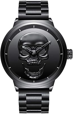 Montre militaire à quartz en acier inoxydable à grand cadran gimoto creative 3d skull pour hommes. Diaytar : Des promotions exceptionnelles toute l'année pour tous les Sénégalais