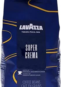 Café expresso en grains entiers lavazza super crema, sac de 2,2 lb, emballé sous vide. Diaytar : Vivez l'expérience du shopping malin
