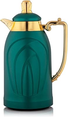 Thermos thermique marjan, 700 ml, collection de couleurs glorieuse vert et or