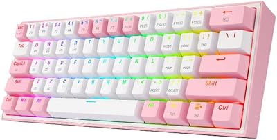 Clavier de jeu filaire redragon 60% du viz k617 avec espace